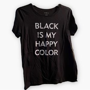 Black is my happy color t-shirt